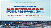 新华社权威快报｜同比增长6.3% 我国外贸向好态势继续巩固